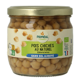 Primeal Kikkererwten zonder toegevoegd zout bio 330 Gram