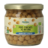 Primeal Kikkererwten zonder toegevoegd zout bio 330.00 Gram