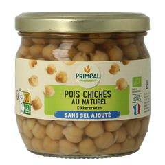 Primeal Kikkererwten zonder toegevoegd zout bio 330 Gram