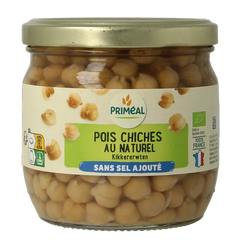 Primeal Kikkererwten zonder toegevoegd zout bio 330 Gram