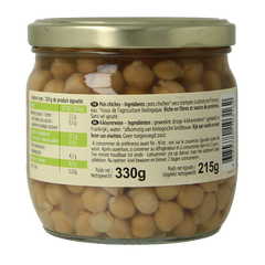 Primeal Kikkererwten zonder toegevoegd zout bio 330 Gram