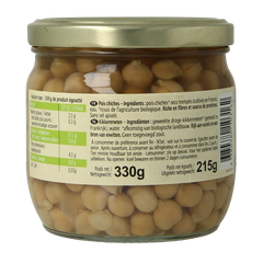 Primeal Kikkererwten zonder toegevoegd zout bio 330 Gram