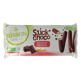 Bisson Stick choco pure chocolade bio 130 Gram
