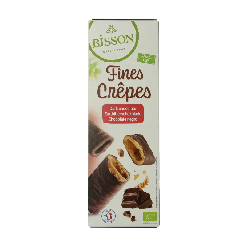 Bisson Crepes pure chocolade bio 90 Gram