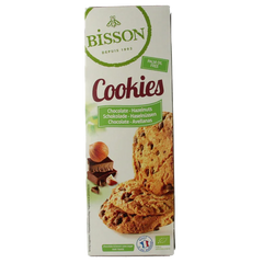 Bisson Choco hazelnoot cookies bio 175.00 Gram