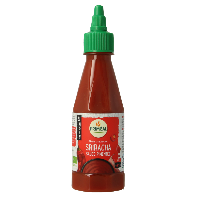 Primeal Chilisaus sriracha pittig bio 250 Gram
