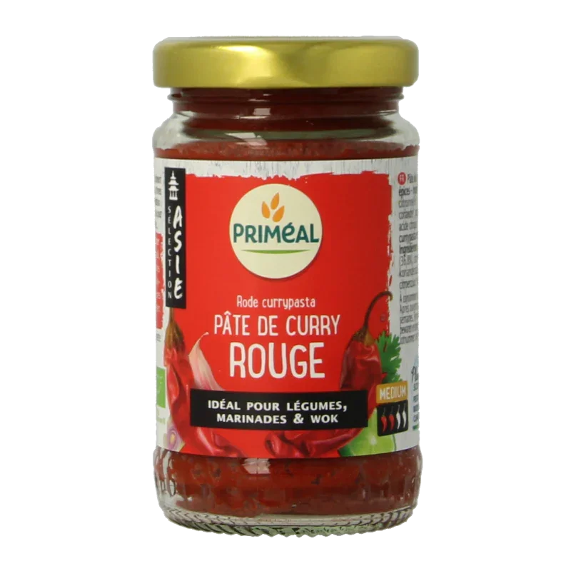 Primeal Rode curry pasta bio 120 Gram