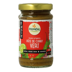 Primeal Groene curry pasta bio 120.00 Gram