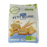 Bisson Mini petit beurre biscuitjes bio 125.00 Gram