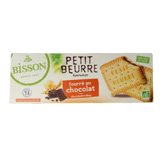 Bisson Op=Op Petit beurre biscuit met chocolade bio 197.00 Gram