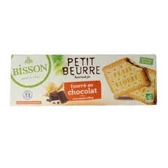Bisson Petit beurre biscuit met chocolade bio 197 Gram
