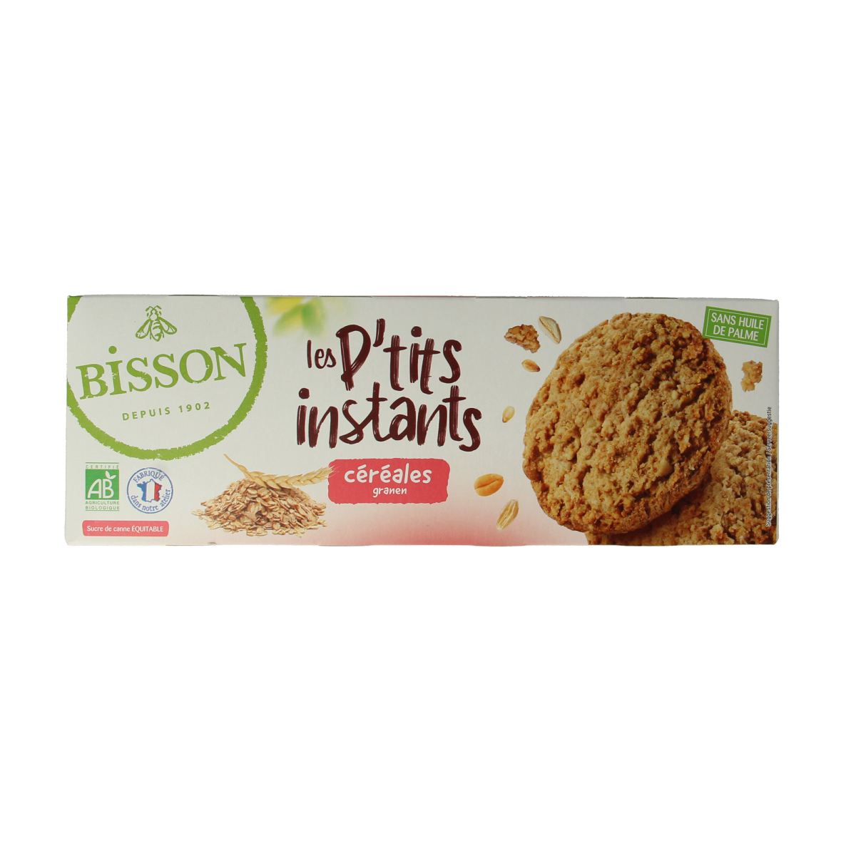 Bisson Les petits instants koekjes granen bio 150.00 Gram