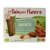 Pain Des Fleurs Krokante crackers amandel glutenvrij bio 150.00 Gram