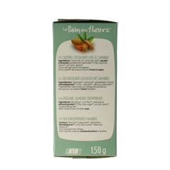 Pain Des Fleurs Crackers met amandel bio 150 Gram