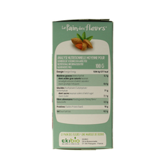 Pain Des Fleurs Krokante crackers amandel glutenvrij bio 150.00 Gram