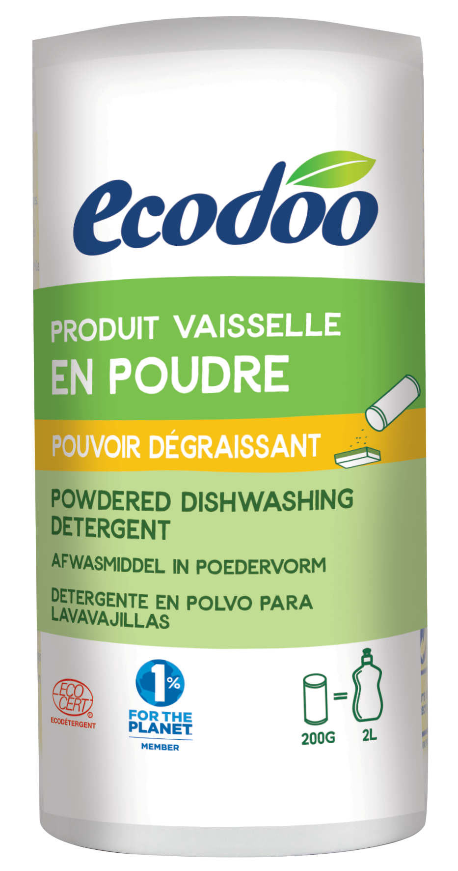 Ecodoo Vaatwaspoeder eco 200.00 Gram