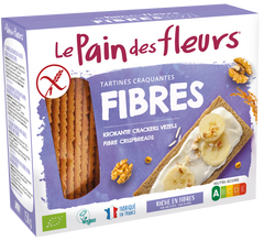 Pain Des Fleurs Krokante crackers vezels glutenvrij bio 150.00 Gram