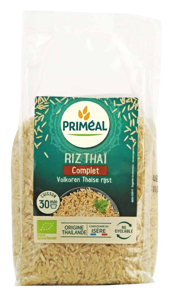 Primeal Volkoren Thaise rijst bio 500 Gram