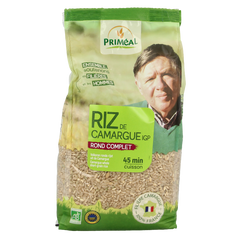 Primeal Volkoren ronde rijst camargue bio 1.00 Kilogram