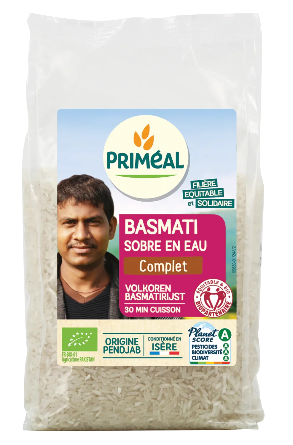 Primeal Volkoren basmati rijst bio 500 Gram