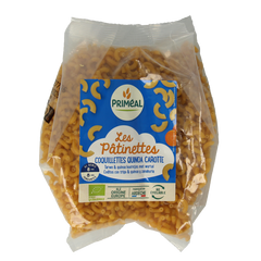Primeal Hoorntjes tarwe quinoa wortel bio 250.00 Gram