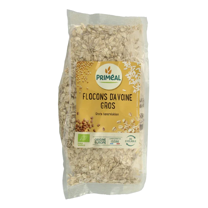 Primeal Grote havervlokken bio 500 Gram
