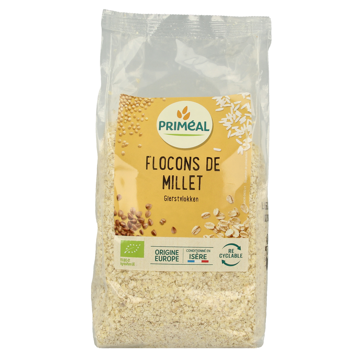Primeal Gierstvlokken bio 500.00 Gram