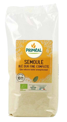 Primeal Fijn volkoren harde tarwegriesmeel bio 500 Gram