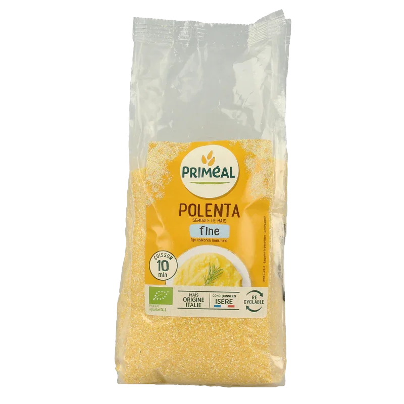 Primeal Polenta fijn volkoren maismeel bio 500 Gram