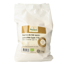 Primeal Half volkoren tarwemeel borsa 110 bio 1 Kilogram
