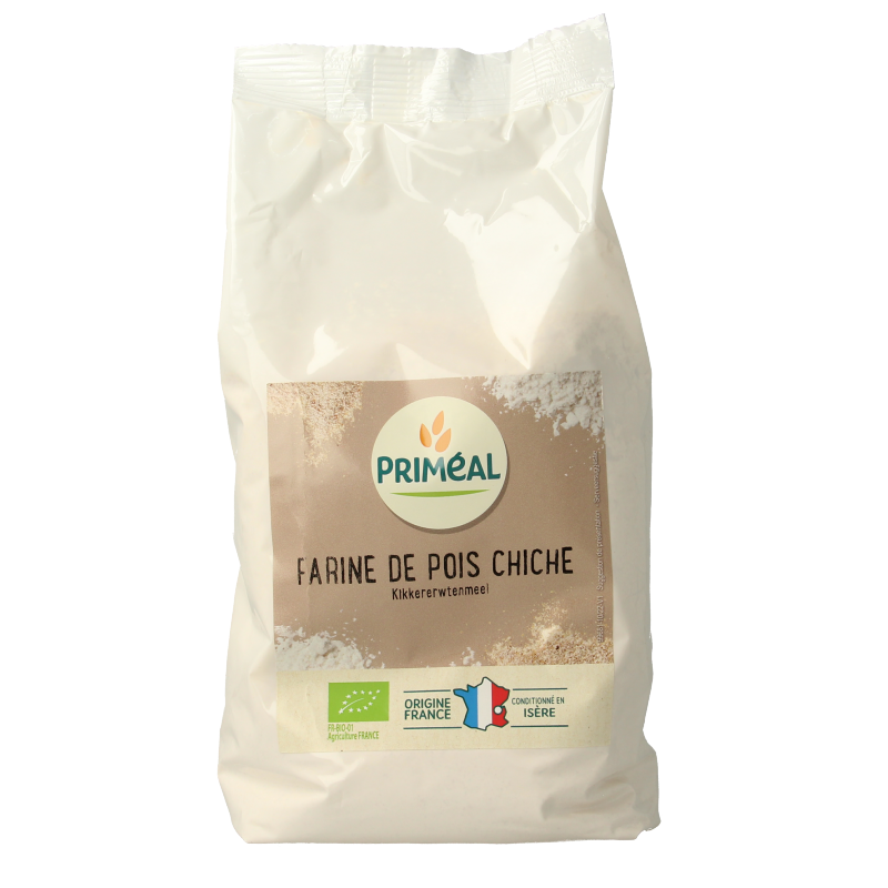 Primeal Kikkererwtenmeel bio 500.00 Gram