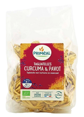 Primeal Tagliatelle kurkuma papaver bio 250 Gram
