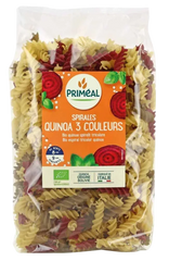 Primeal Organic fusilli 3 kleur tarwe quinoa bio 500 Gram