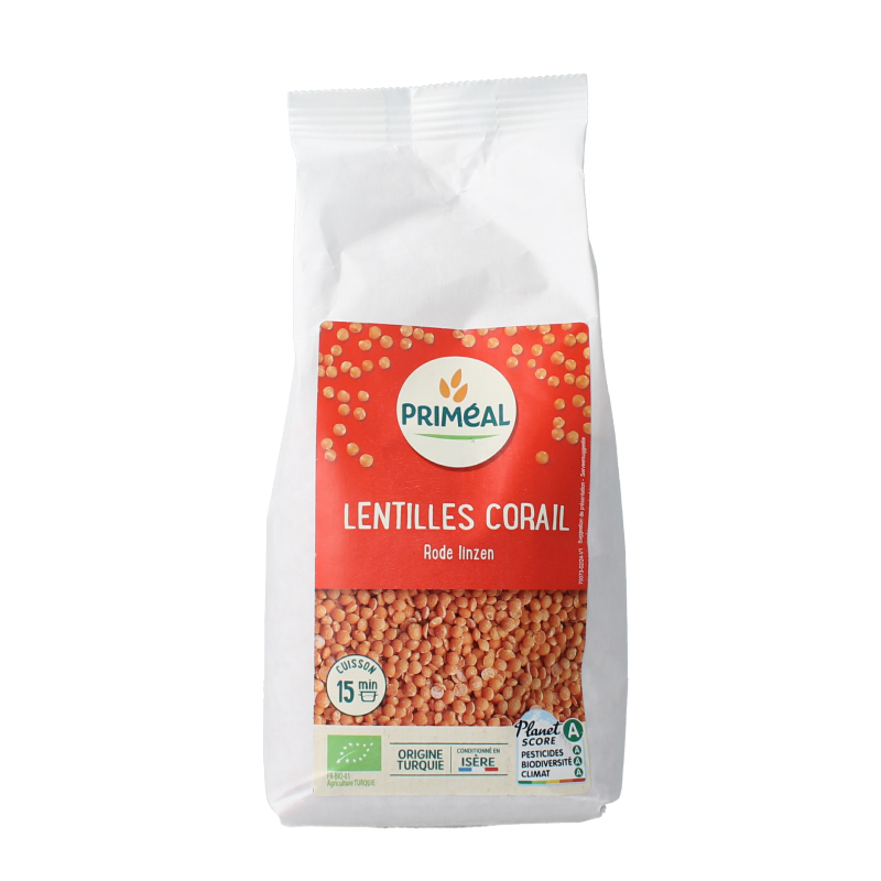 Primeal Linzen rood bio 500.00 Gram