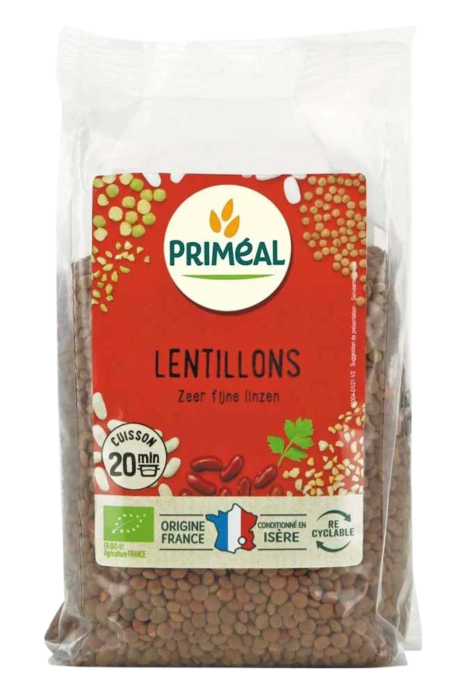 Primeal Linzen zeer fijn Frankrijk bio 500 Gram