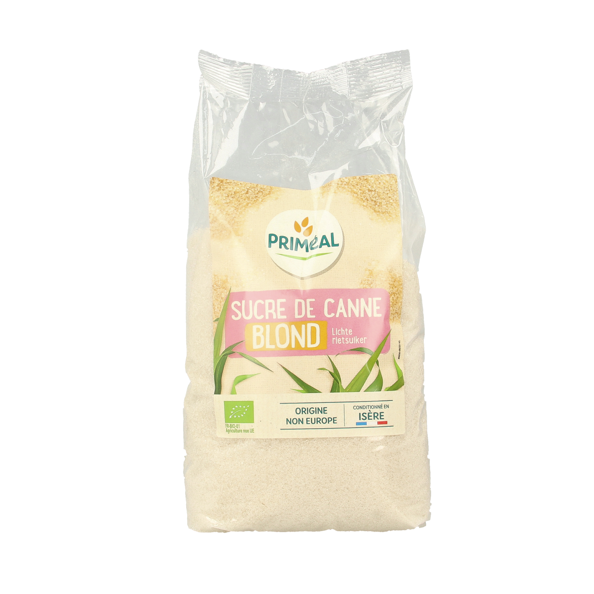 Primeal Blonde rietsuiker bio 1.00 Kilogram