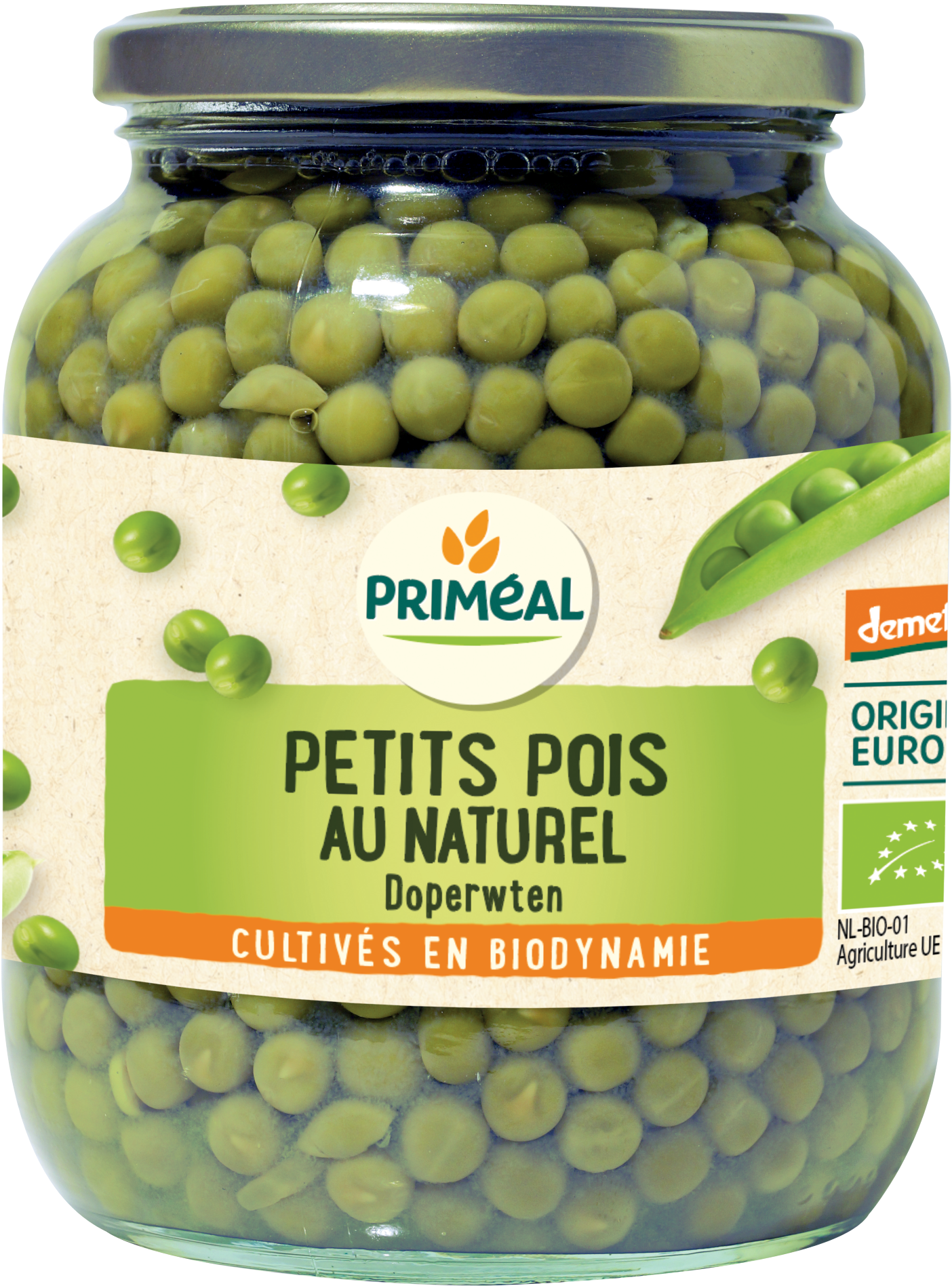 Primeal Doperwten bio 350.00 Gram
