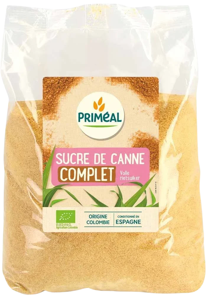 Primeal Volle rietsuiker bio 1 Kilogram