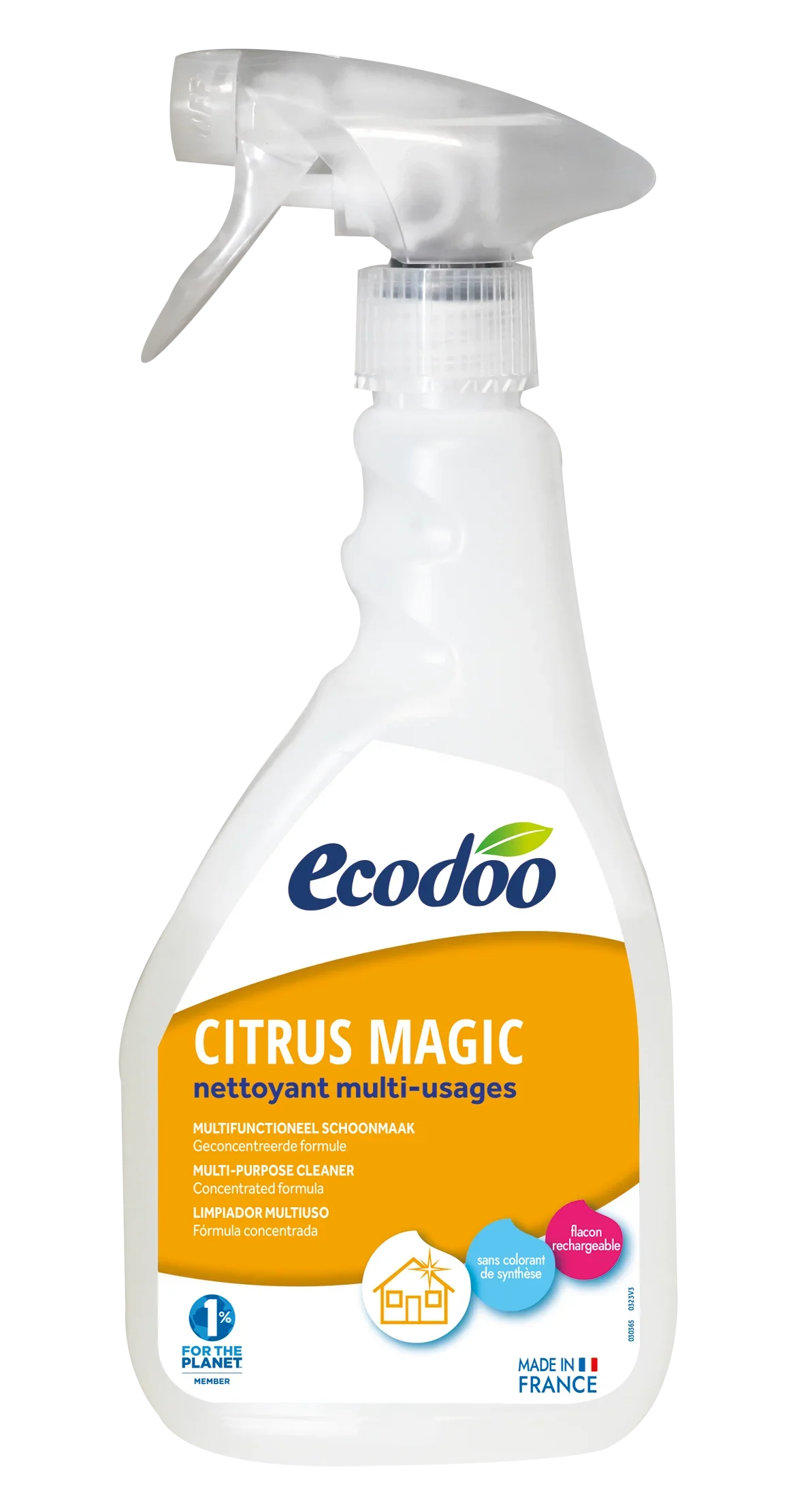 Ecodoo Schoonmaakmiddel citrus bio 500 Milliliter