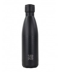Yoko Drinkfles zwart graphite isotherm 500ml 1 Stuks