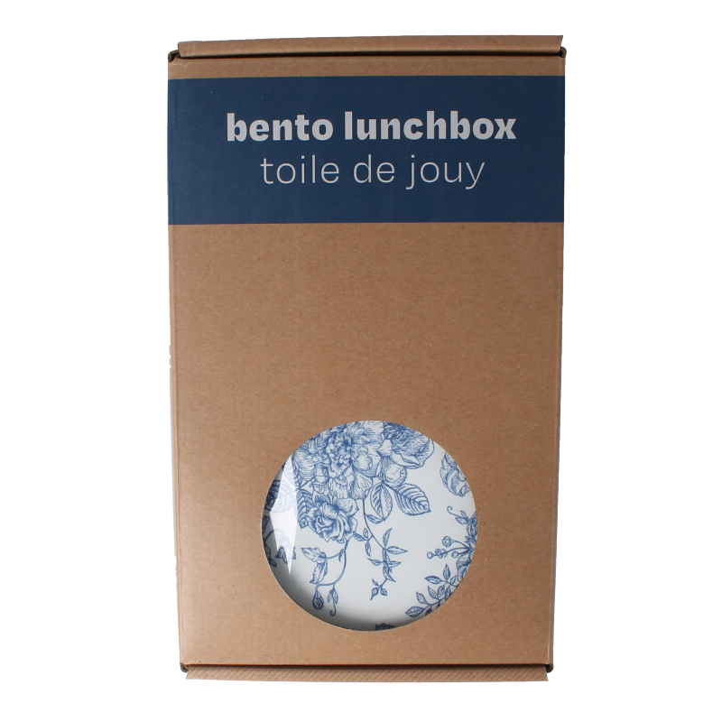 Yoko Lunchbox toile de joy blue 1200ml 1 Stuks