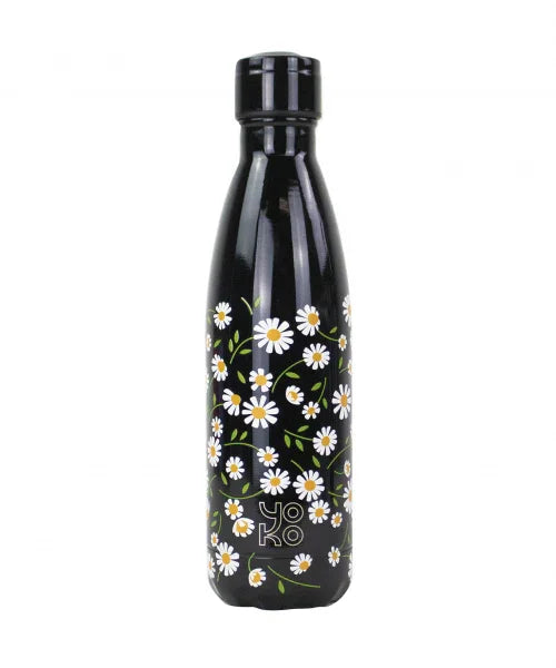 Yoko Drinkfles daisy isotherm 500ml 1 Stuks
