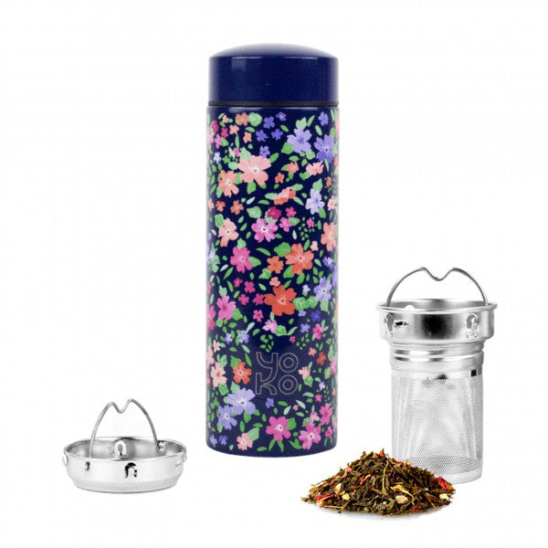 Yoko Drinkfles venise met theefilter isotherm 350ml 1 Stuks