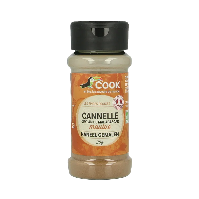 Cook Kaneel Ceylon gemalen bio 35 Gram