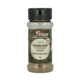 Cook Zwarte peper gemalen bio 45 Gram