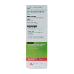 Phytonorm Dragondent tandpasta kind aardbei 50 Milliliter