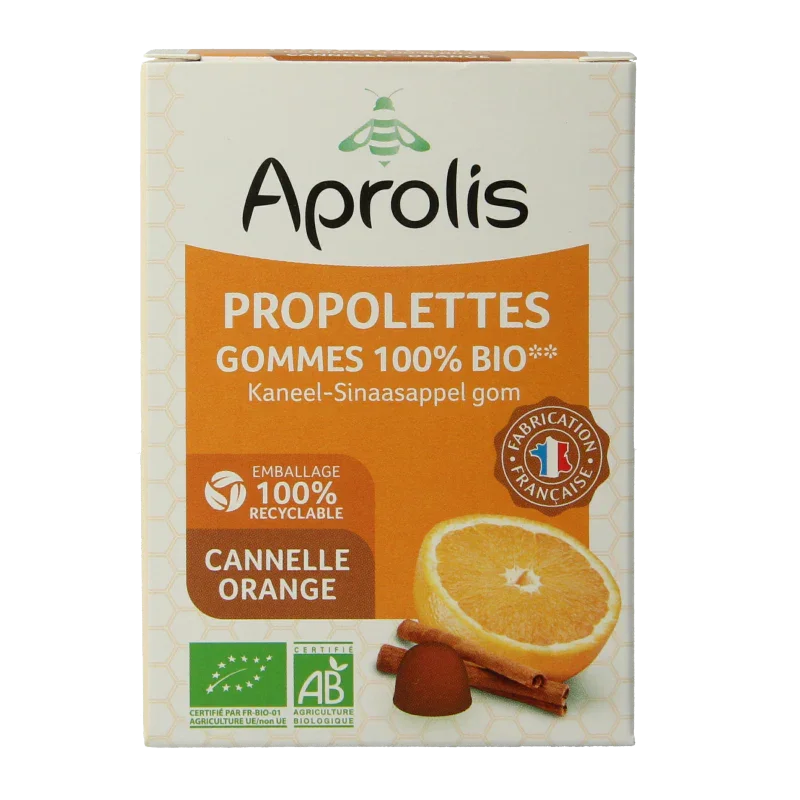 Aprolis Propolis kaneel - sinaasappel bio 50 Gram
