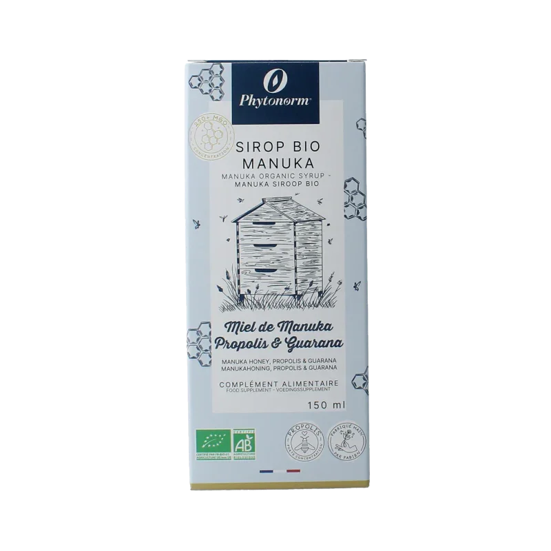 Aprolis Siroop manuka propolis guarana bio 150 Milliliter
