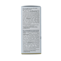 Phytonorm Manukahoning propolis & guarana siroop bio 150 Milliliter