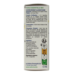 Ladrome Roomse kamille bio 5.00 Milliliter